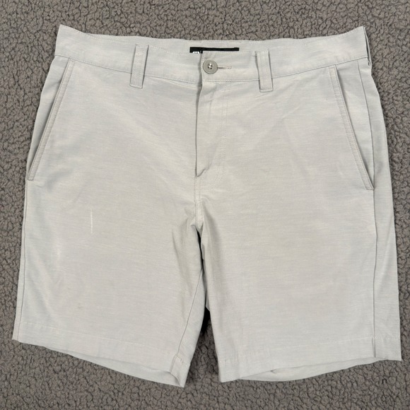 TravisMathew Other - Travis Mathew Shorts Mens 32 Gray Bermuda Golf Performance Stretch Waist Flat 8"